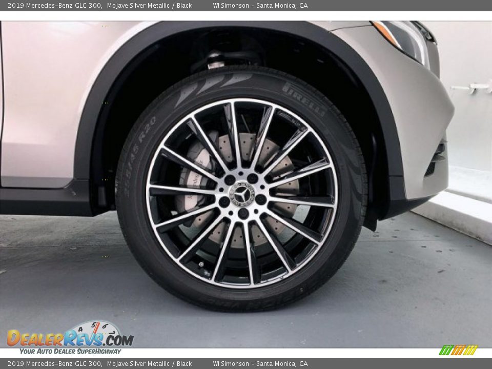 2019 Mercedes-Benz GLC 300 Mojave Silver Metallic / Black Photo #9