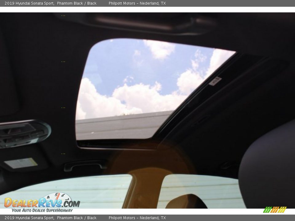 2019 Hyundai Sonata Sport Phantom Black / Black Photo #23