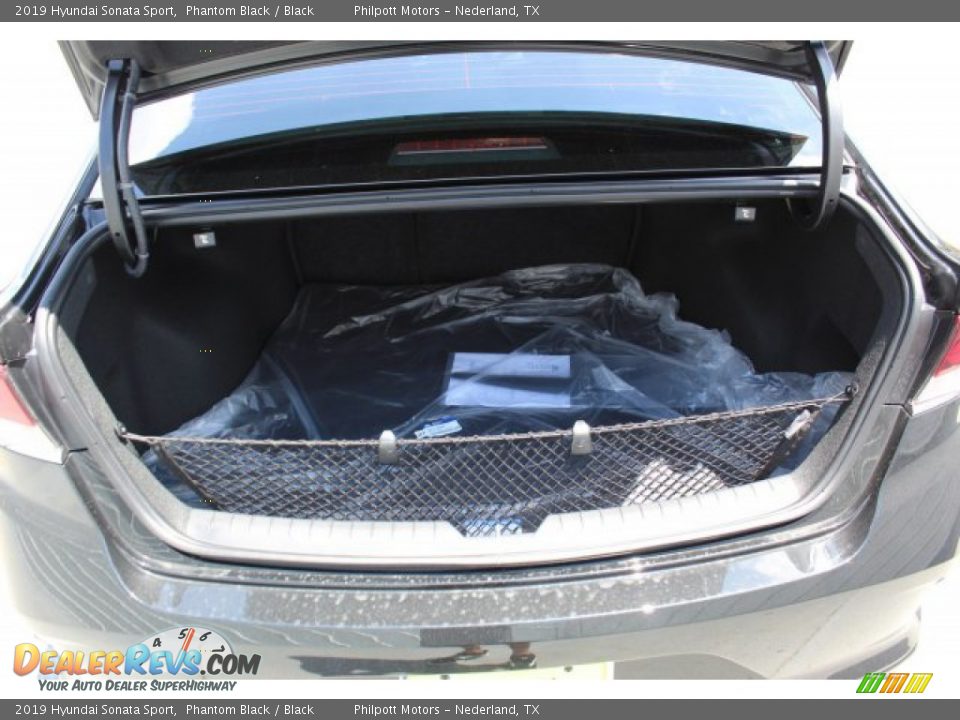 2019 Hyundai Sonata Sport Phantom Black / Black Photo #24