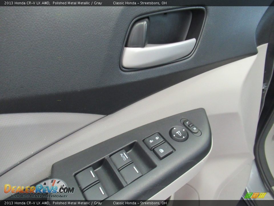 2013 Honda CR-V LX AWD Polished Metal Metallic / Gray Photo #21