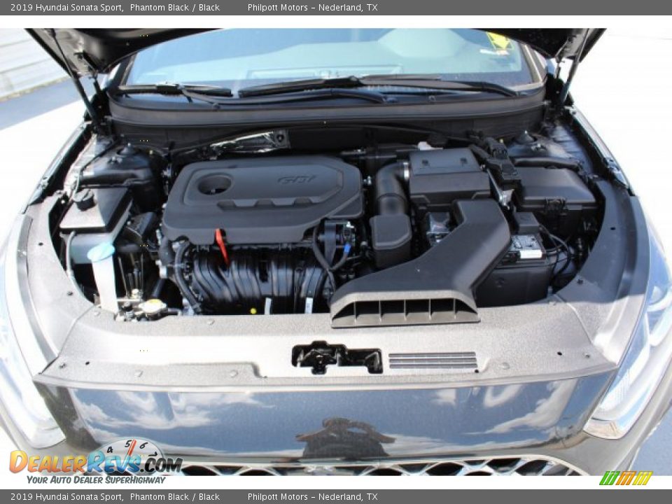 2019 Hyundai Sonata Sport Phantom Black / Black Photo #25