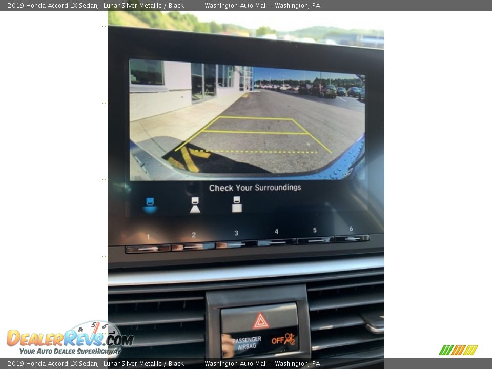 2019 Honda Accord LX Sedan Lunar Silver Metallic / Black Photo #31