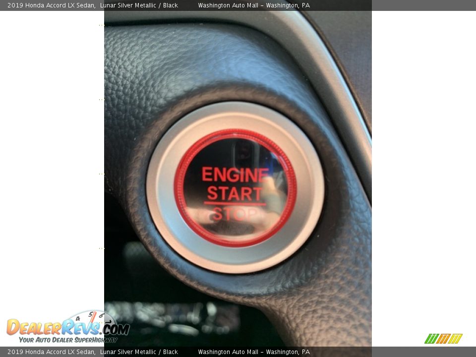 2019 Honda Accord LX Sedan Lunar Silver Metallic / Black Photo #34