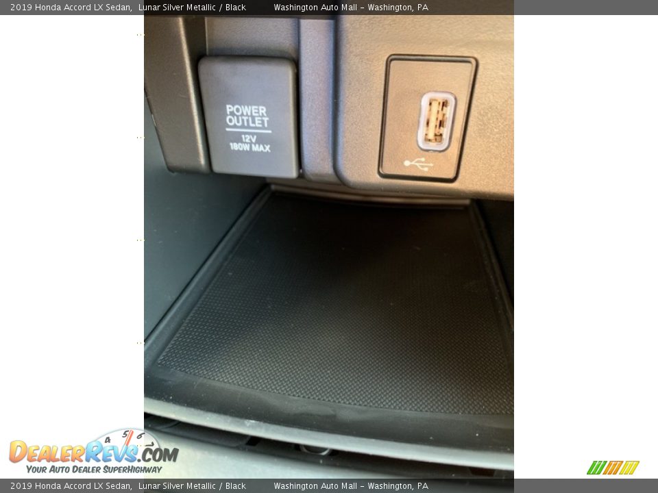 2019 Honda Accord LX Sedan Lunar Silver Metallic / Black Photo #35