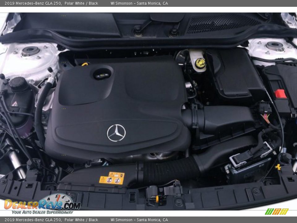 2019 Mercedes-Benz GLA 250 Polar White / Black Photo #8