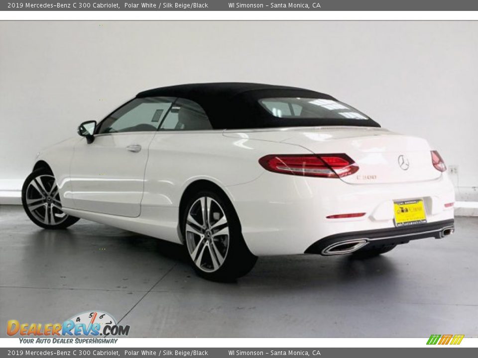 2019 Mercedes-Benz C 300 Cabriolet Polar White / Silk Beige/Black Photo #2