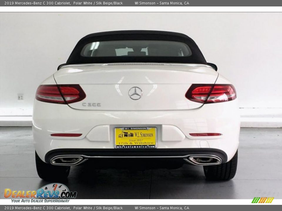 2019 Mercedes-Benz C 300 Cabriolet Polar White / Silk Beige/Black Photo #3