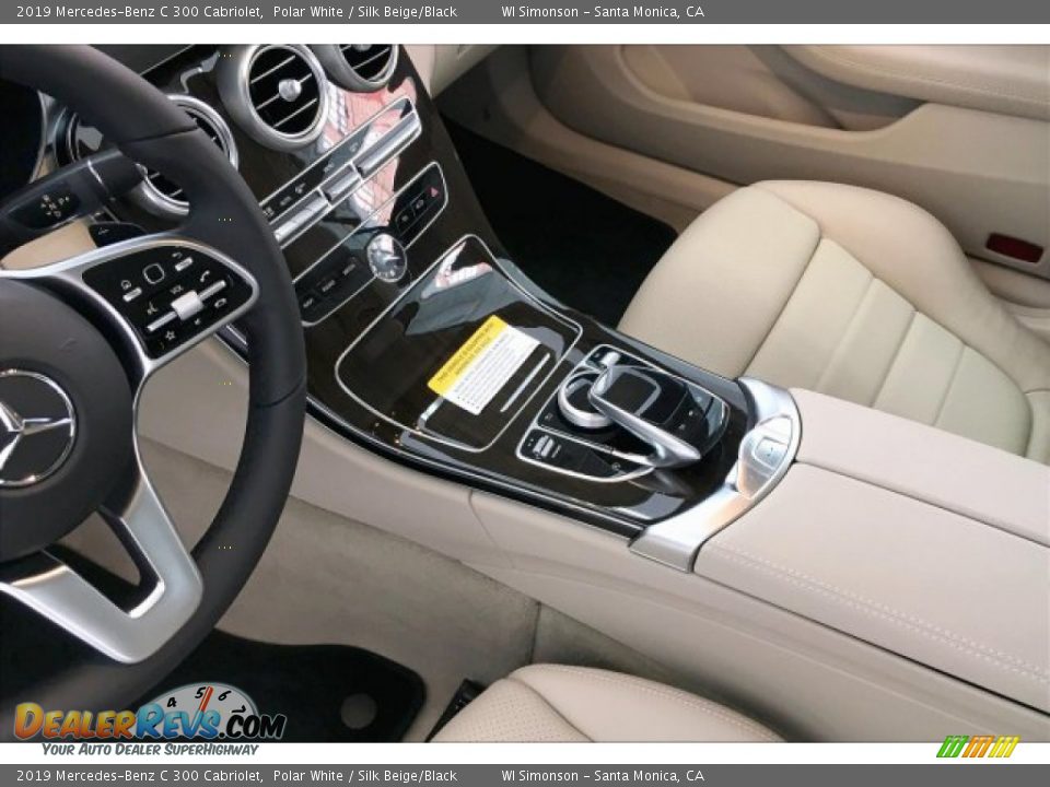 2019 Mercedes-Benz C 300 Cabriolet Polar White / Silk Beige/Black Photo #7