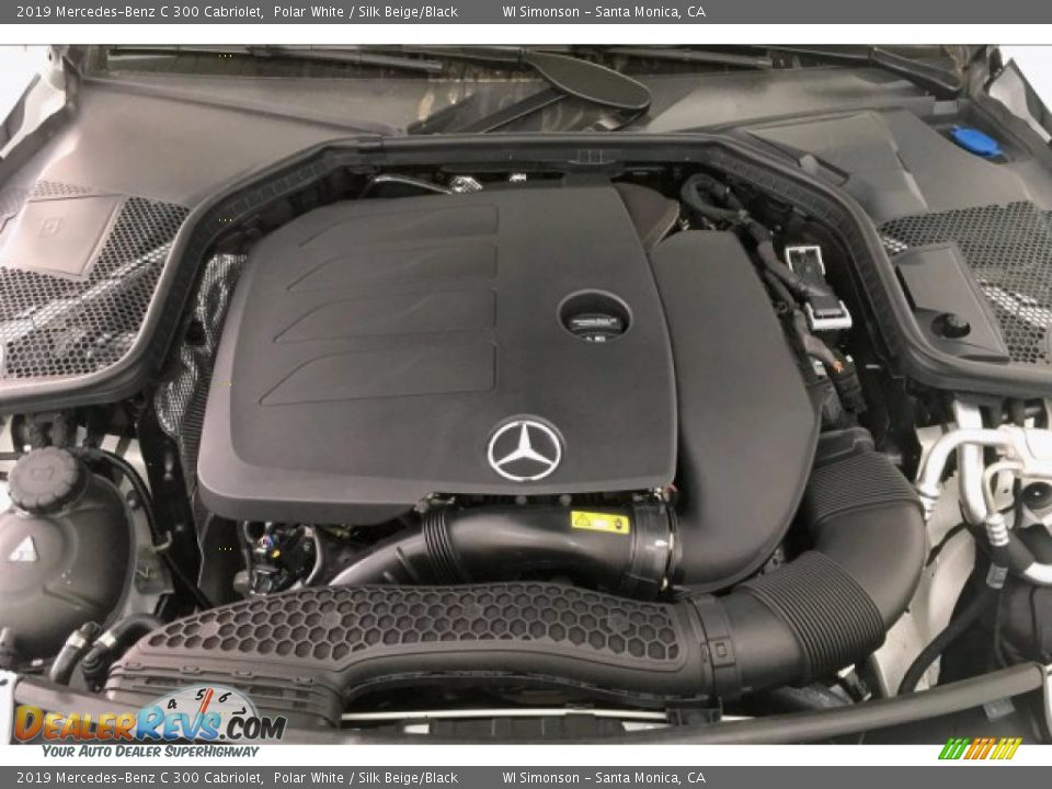 2019 Mercedes-Benz C 300 Cabriolet Polar White / Silk Beige/Black Photo #8