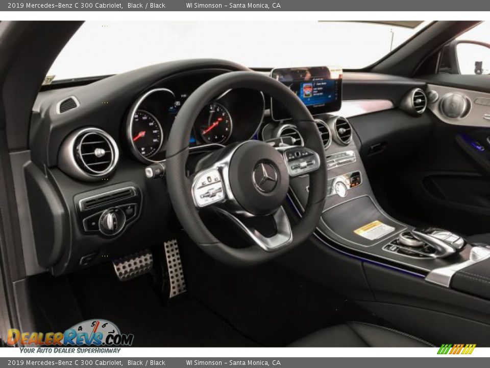 2019 Mercedes-Benz C 300 Cabriolet Black / Black Photo #4