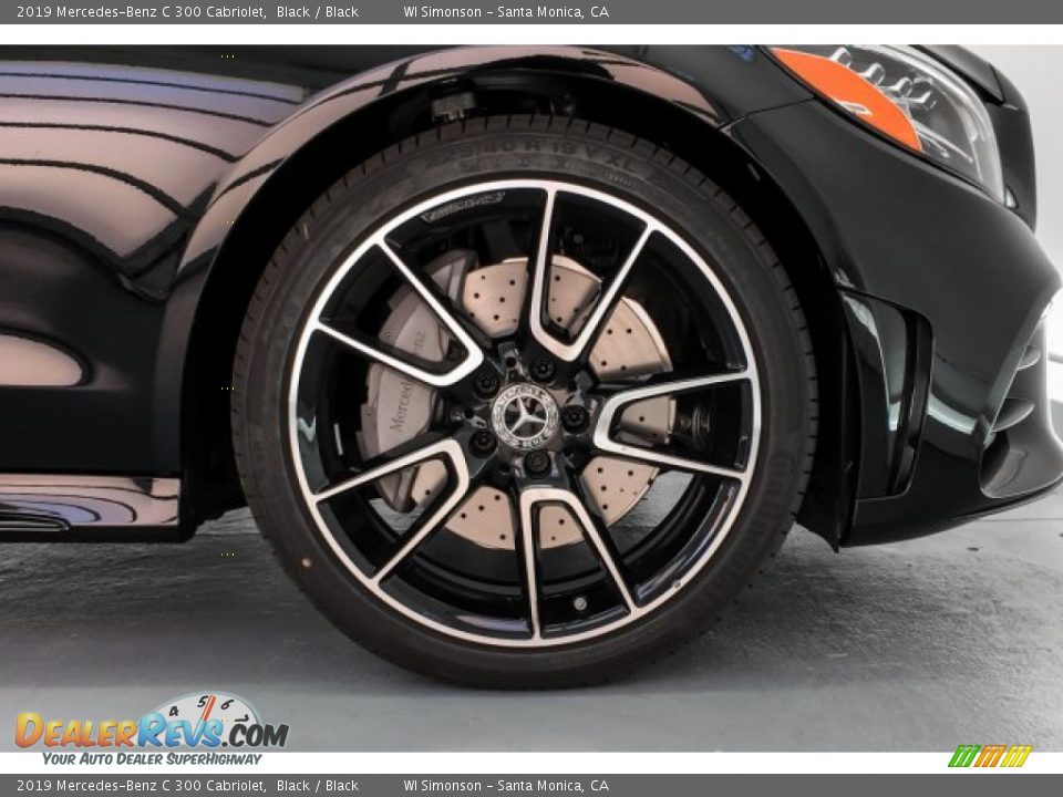 2019 Mercedes-Benz C 300 Cabriolet Black / Black Photo #9