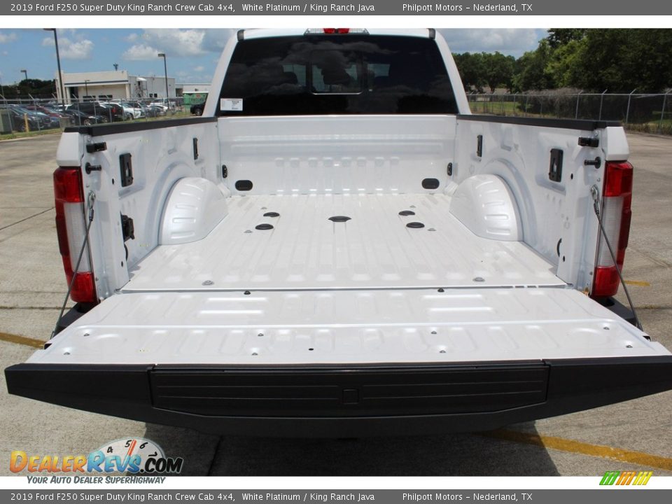 2019 Ford F250 Super Duty King Ranch Crew Cab 4x4 White Platinum / King Ranch Java Photo #24