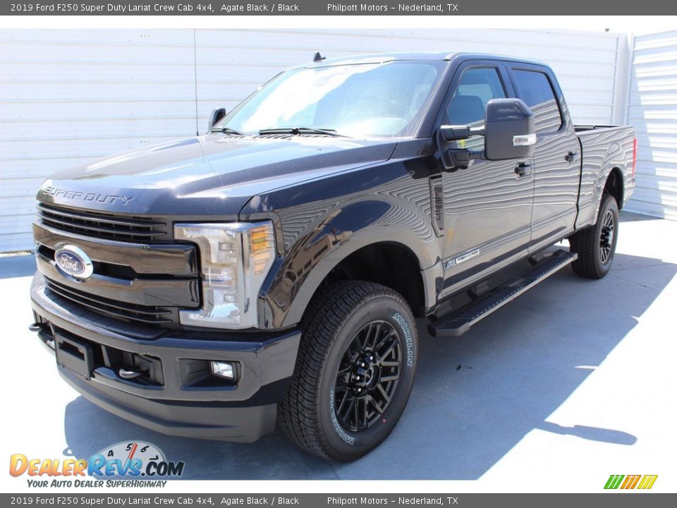 2019 Ford F250 Super Duty Lariat Crew Cab 4x4 Agate Black / Black Photo #4