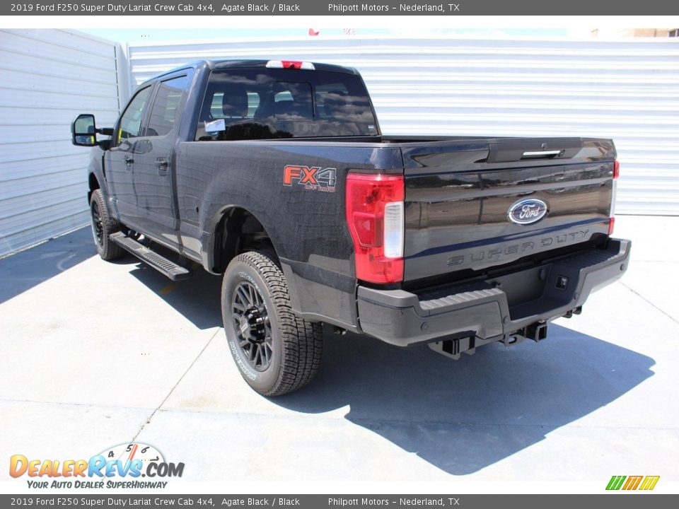 2019 Ford F250 Super Duty Lariat Crew Cab 4x4 Agate Black / Black Photo #6