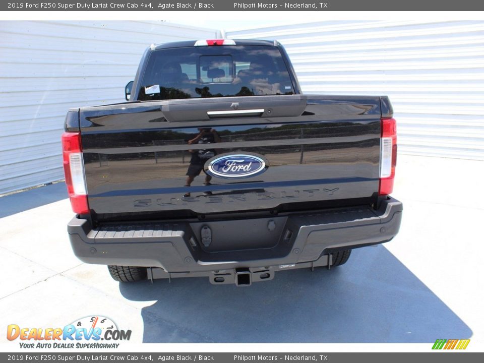 2019 Ford F250 Super Duty Lariat Crew Cab 4x4 Agate Black / Black Photo #7