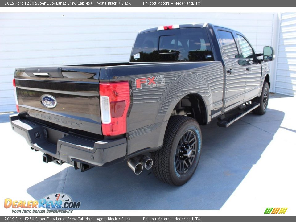 2019 Ford F250 Super Duty Lariat Crew Cab 4x4 Agate Black / Black Photo #8