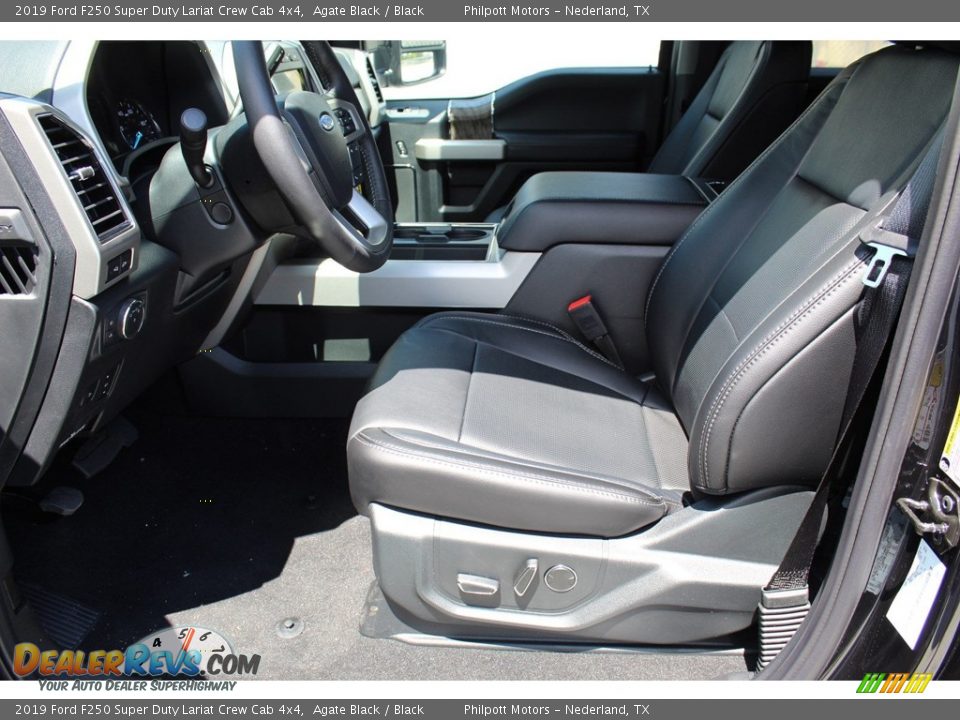 2019 Ford F250 Super Duty Lariat Crew Cab 4x4 Agate Black / Black Photo #11