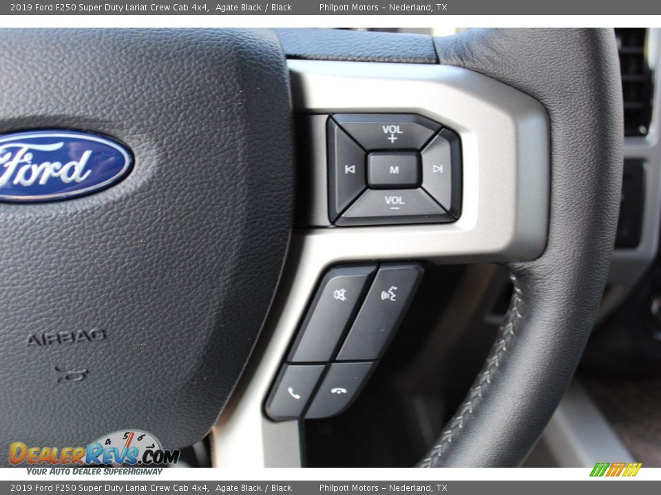 2019 Ford F250 Super Duty Lariat Crew Cab 4x4 Agate Black / Black Photo #14