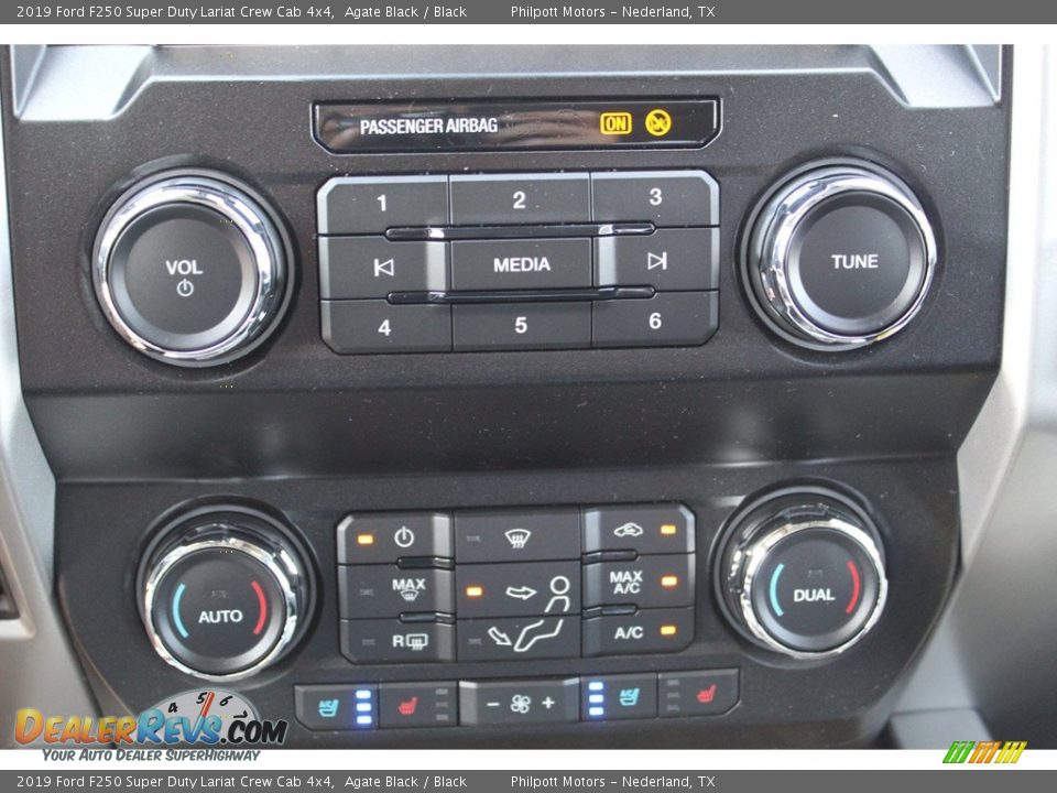 2019 Ford F250 Super Duty Lariat Crew Cab 4x4 Agate Black / Black Photo #18