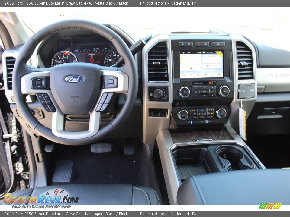 2019 Ford F250 Super Duty Lariat Crew Cab 4x4 Agate Black / Black Photo #22