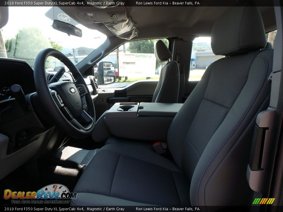 2019 Ford F350 Super Duty XL SuperCab 4x4 Magnetic / Earth Gray Photo #12