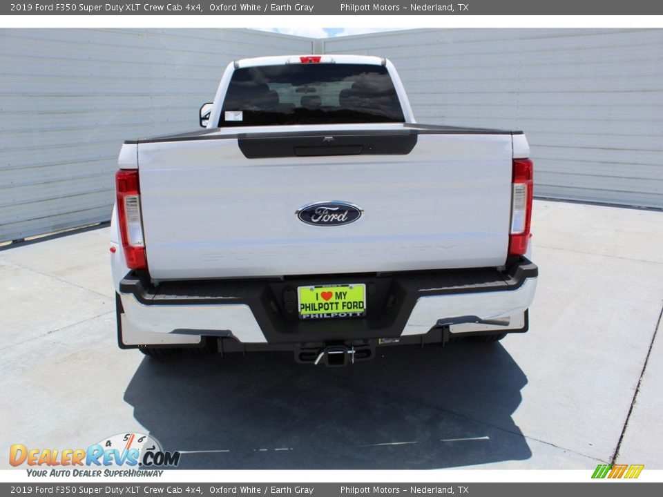 2019 Ford F350 Super Duty XLT Crew Cab 4x4 Oxford White / Earth Gray Photo #7
