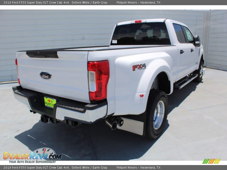 2019 Ford F350 Super Duty XLT Crew Cab 4x4 Oxford White / Earth Gray Photo #8