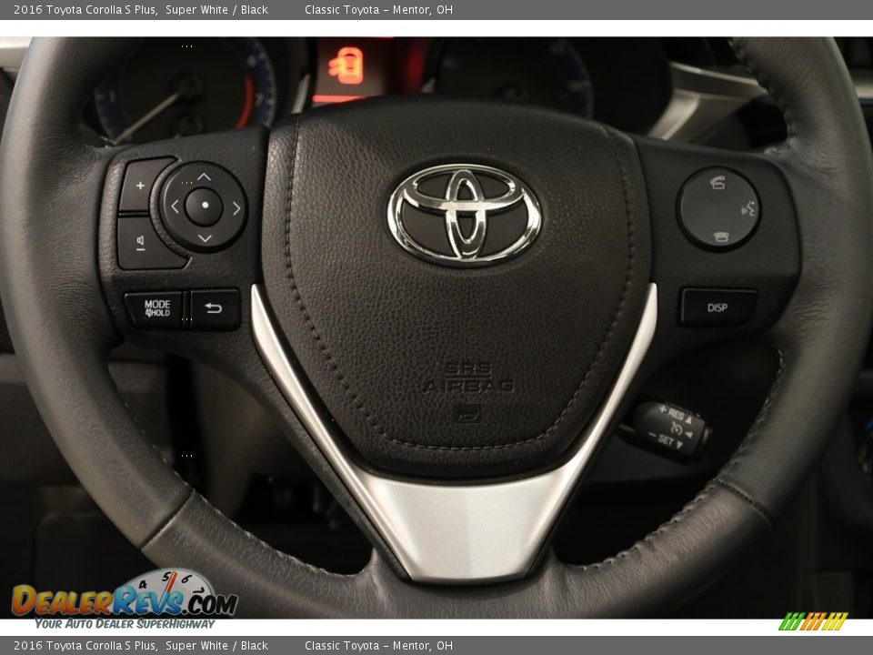 2016 Toyota Corolla S Plus Super White / Black Photo #6