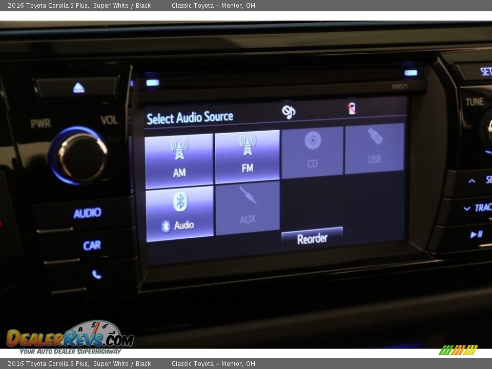 2016 Toyota Corolla S Plus Super White / Black Photo #10