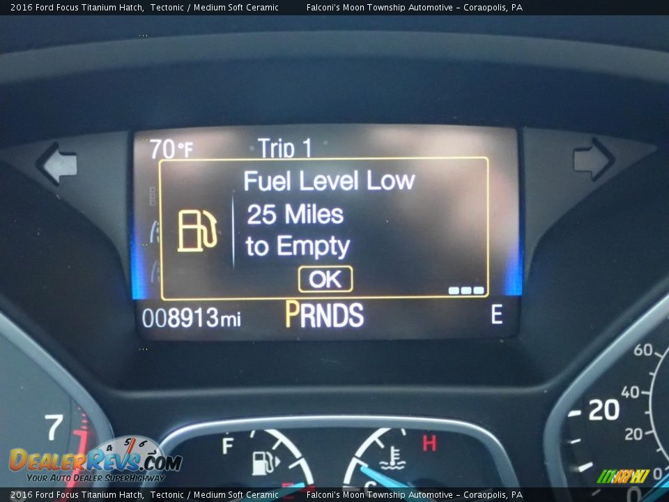 2016 Ford Focus Titanium Hatch Tectonic / Medium Soft Ceramic Photo #24
