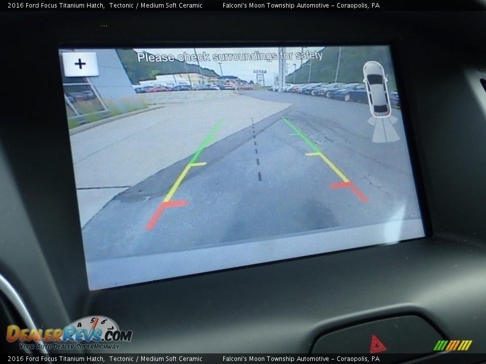 2016 Ford Focus Titanium Hatch Tectonic / Medium Soft Ceramic Photo #25