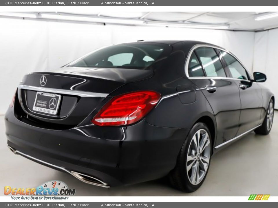 2018 Mercedes-Benz C 300 Sedan Black / Black Photo #4