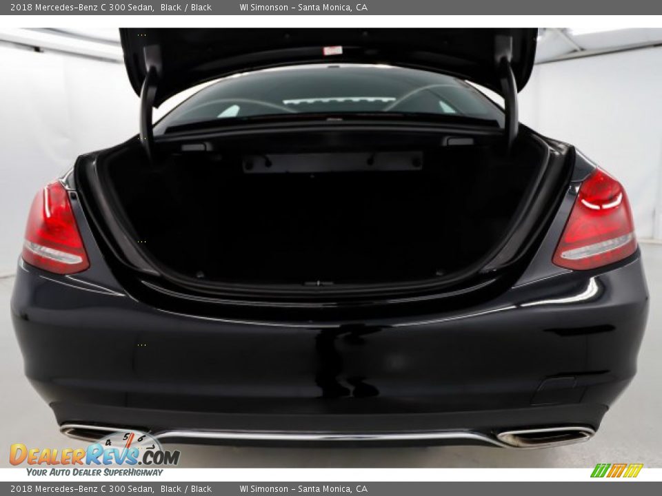 2018 Mercedes-Benz C 300 Sedan Black / Black Photo #7