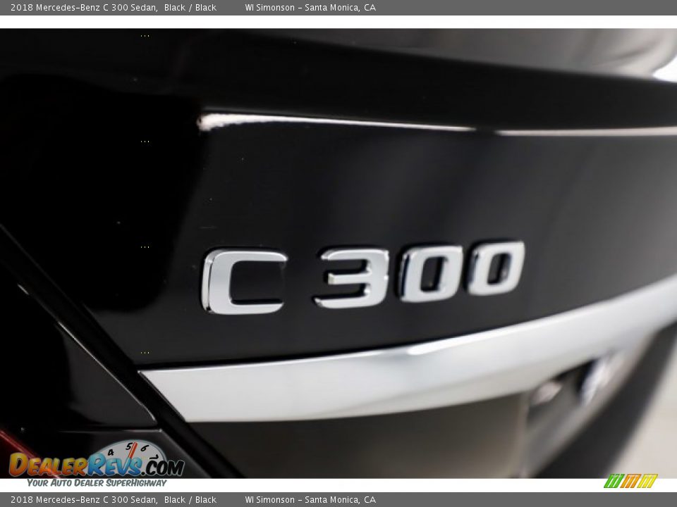 2018 Mercedes-Benz C 300 Sedan Black / Black Photo #9