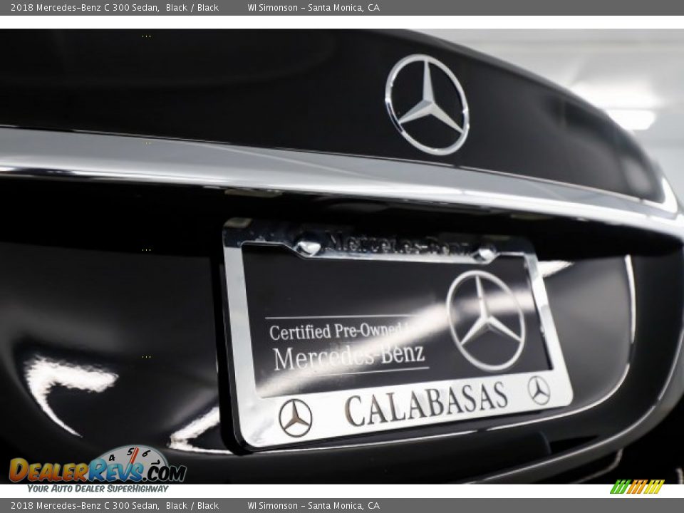2018 Mercedes-Benz C 300 Sedan Black / Black Photo #10