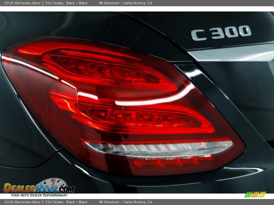 2018 Mercedes-Benz C 300 Sedan Black / Black Photo #12
