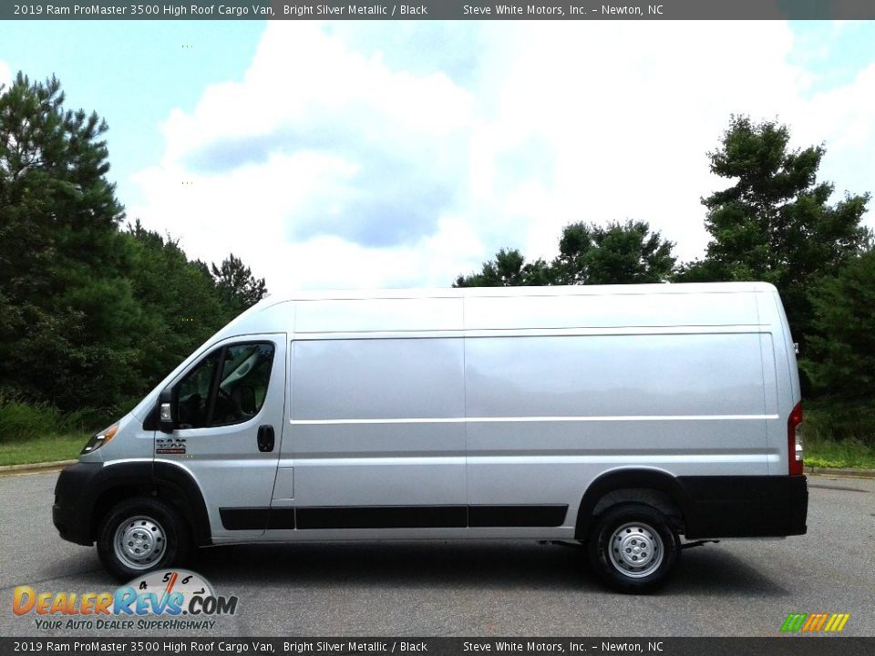 2019 Ram ProMaster 3500 High Roof Cargo Van Bright Silver Metallic / Black Photo #1