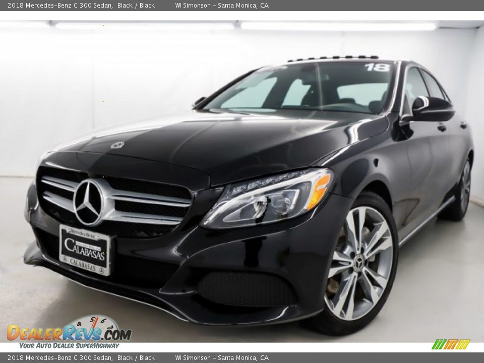 2018 Mercedes-Benz C 300 Sedan Black / Black Photo #13