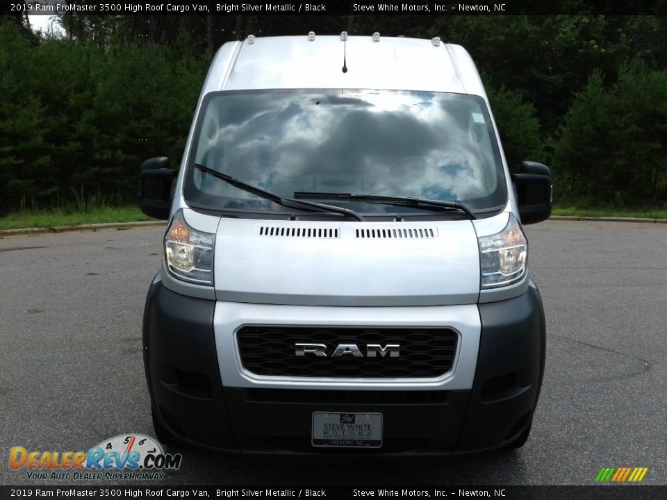 2019 Ram ProMaster 3500 High Roof Cargo Van Bright Silver Metallic / Black Photo #3