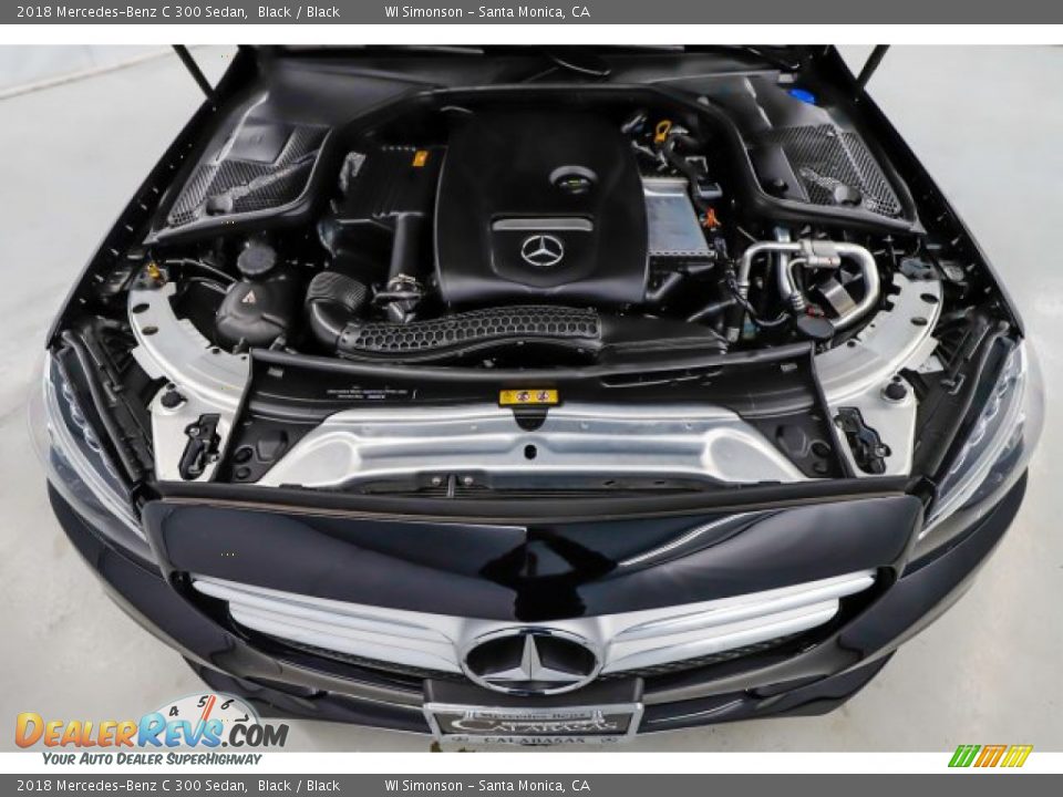2018 Mercedes-Benz C 300 Sedan Black / Black Photo #16