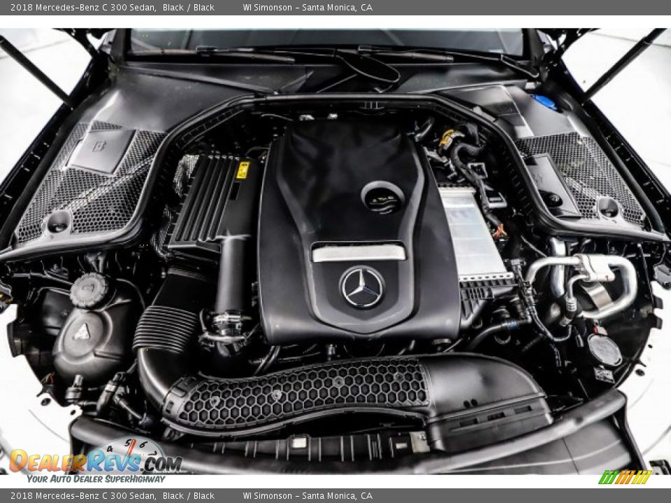 2018 Mercedes-Benz C 300 Sedan Black / Black Photo #17