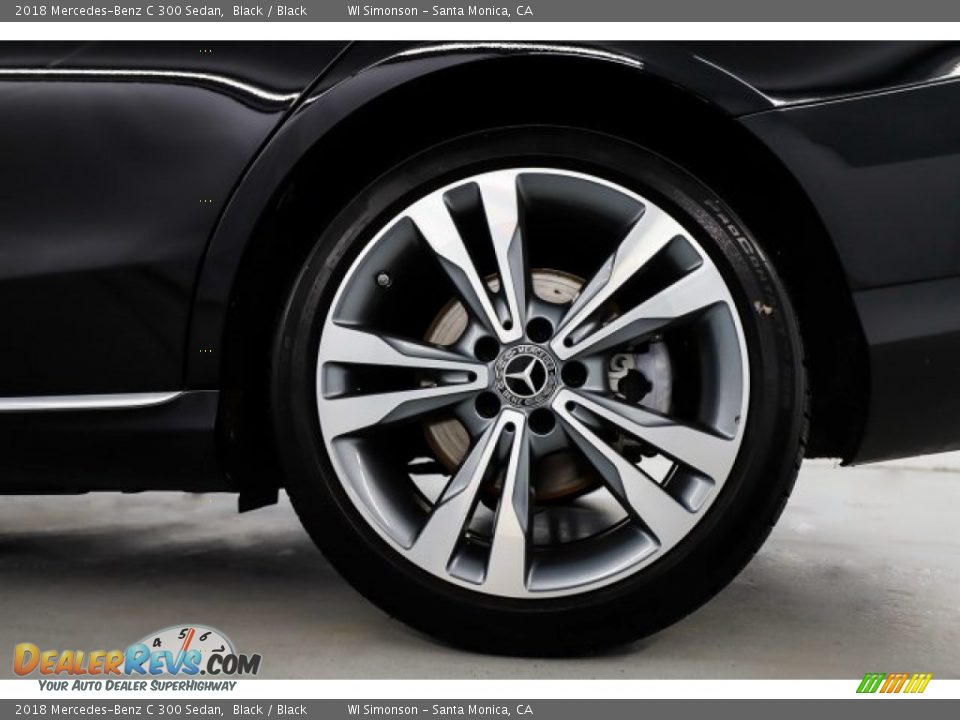 2018 Mercedes-Benz C 300 Sedan Black / Black Photo #18