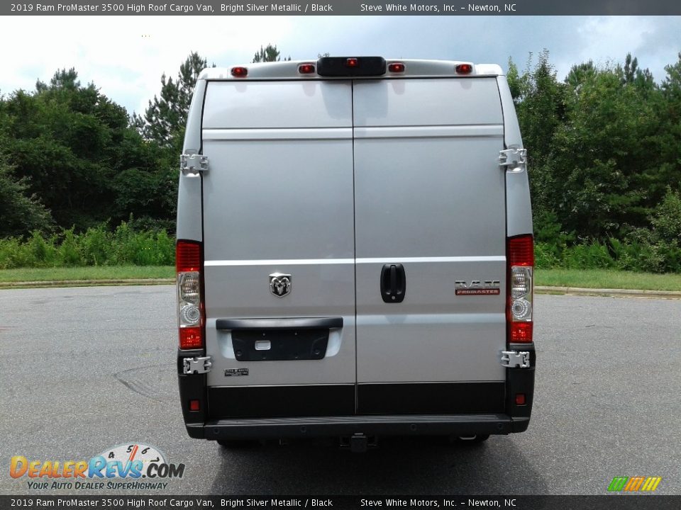 2019 Ram ProMaster 3500 High Roof Cargo Van Bright Silver Metallic / Black Photo #7