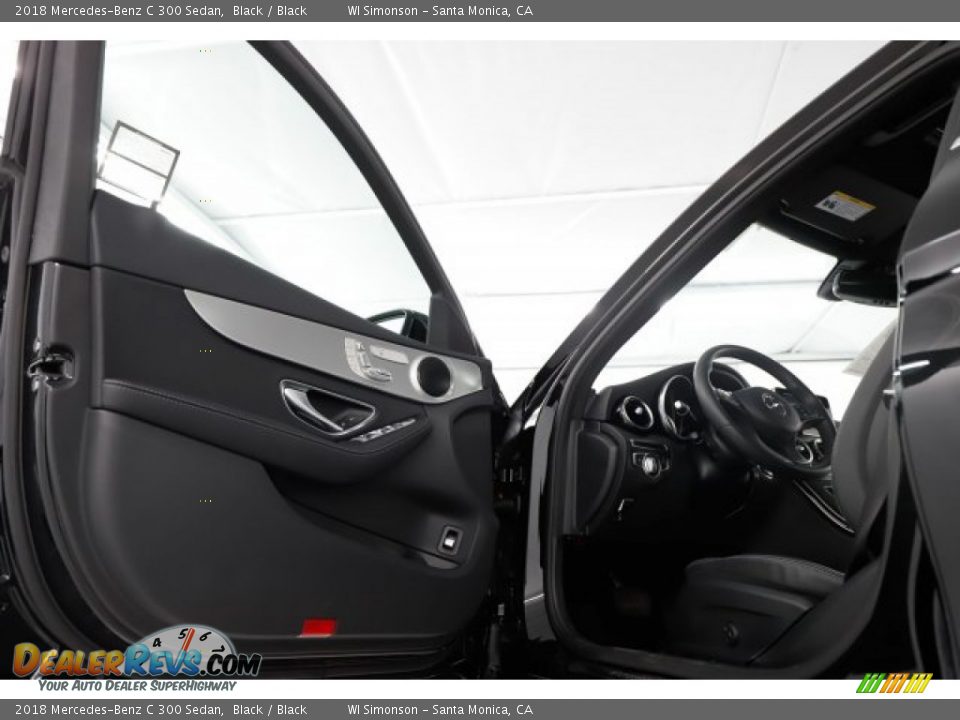 2018 Mercedes-Benz C 300 Sedan Black / Black Photo #19