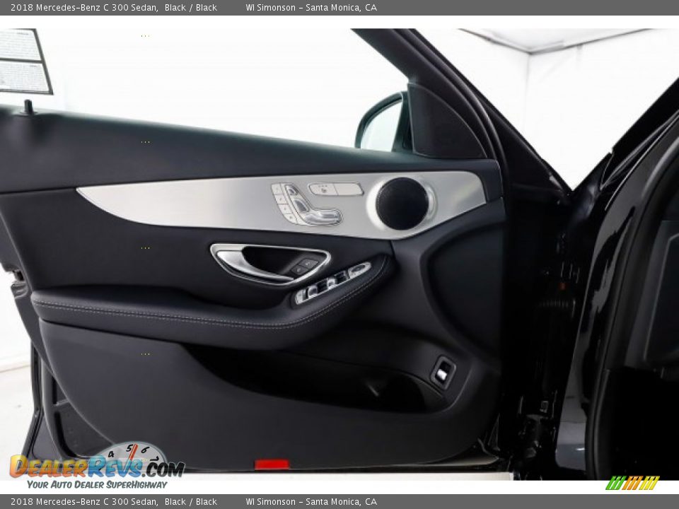 2018 Mercedes-Benz C 300 Sedan Black / Black Photo #20