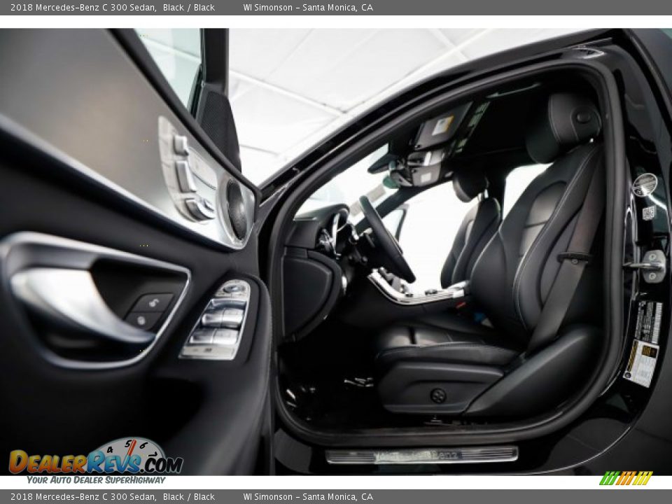 2018 Mercedes-Benz C 300 Sedan Black / Black Photo #21