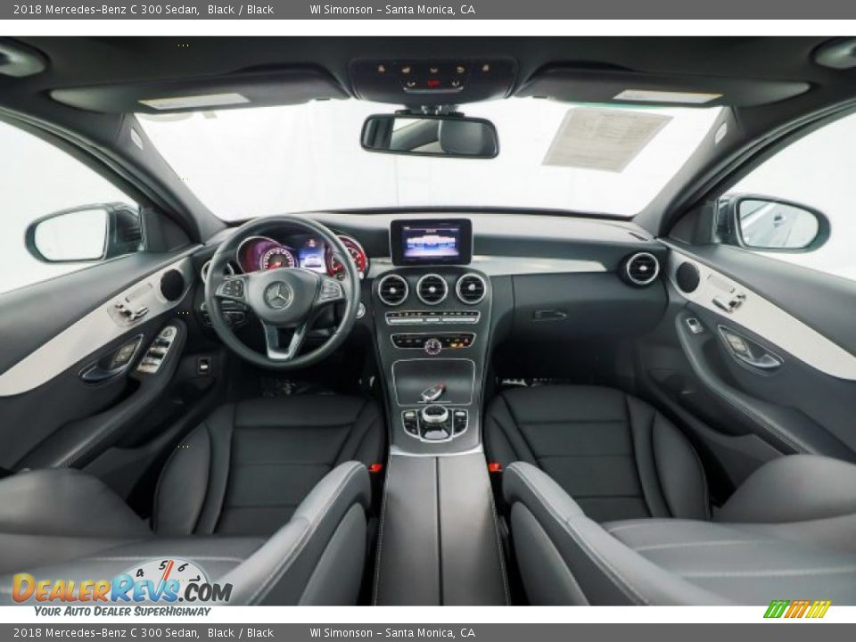 2018 Mercedes-Benz C 300 Sedan Black / Black Photo #22