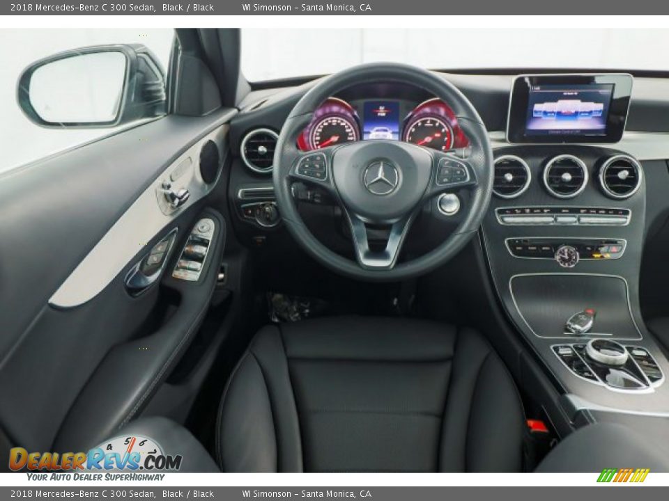 2018 Mercedes-Benz C 300 Sedan Black / Black Photo #23