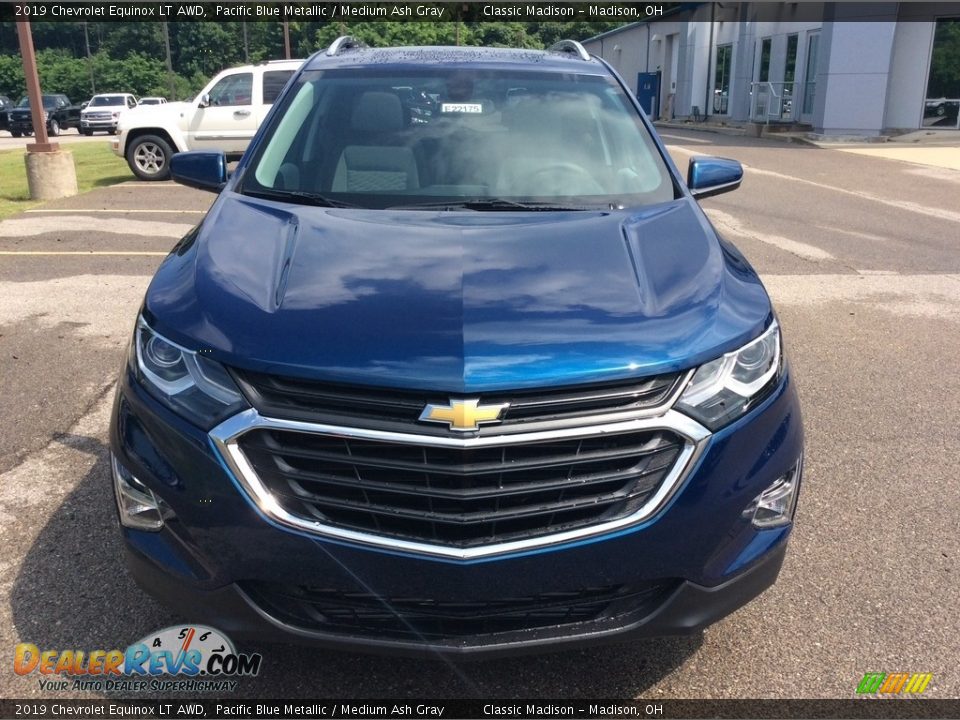 2019 Chevrolet Equinox LT AWD Pacific Blue Metallic / Medium Ash Gray Photo #2
