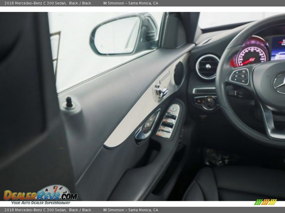 2018 Mercedes-Benz C 300 Sedan Black / Black Photo #24